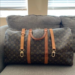 Authentic Louis Vuitton Keepall Bandouliere 55